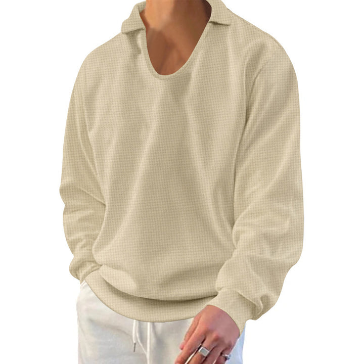 Herren lässiger Pullover mit strukturiertem Stoff und modernem Schnitt Drune