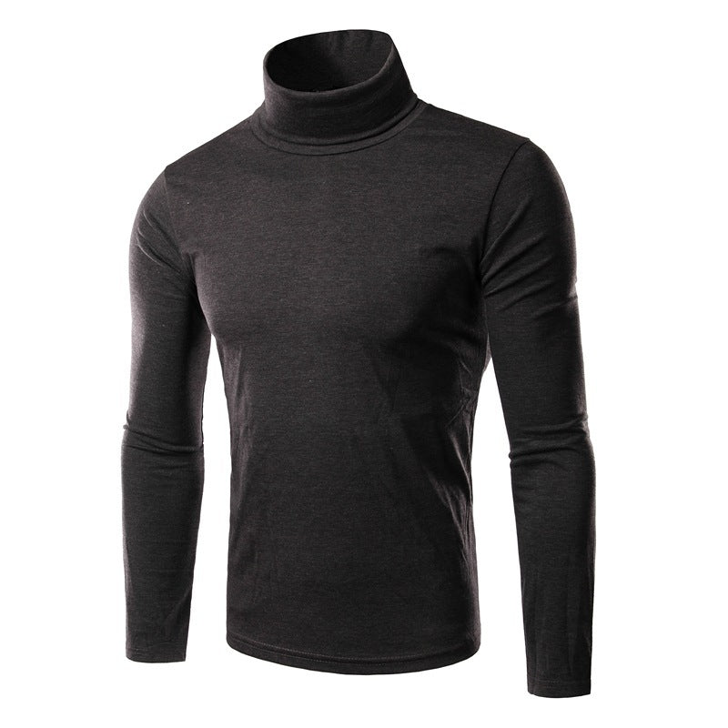 Herren eleganter Rollkragenpullover aus bequemen Stretchmaterial Drune