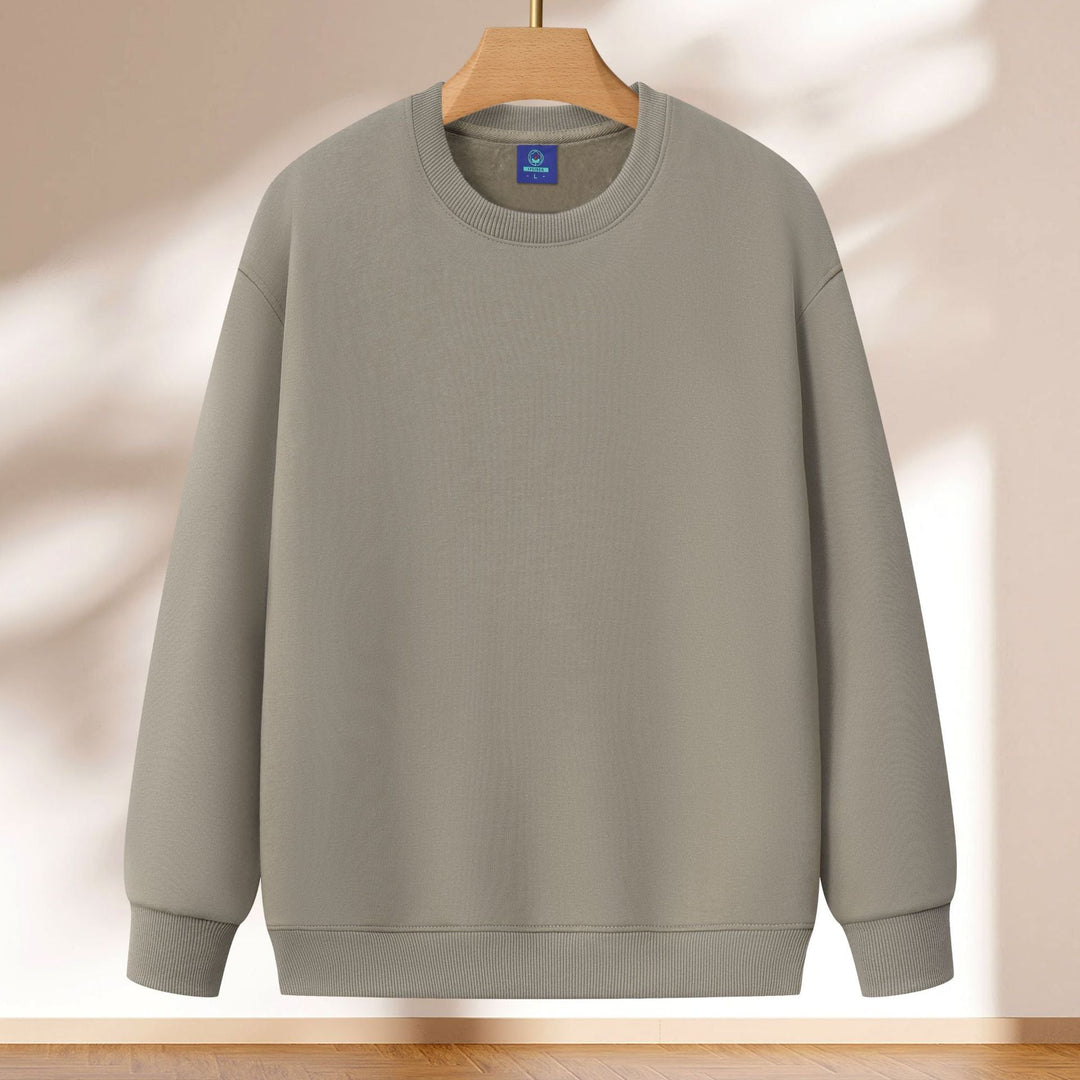Damen lässiges Sweatshirt mit breiten Schultern und weichem Innenfutter Drune