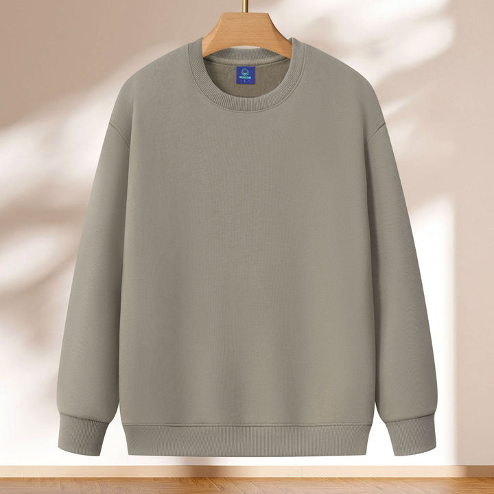 Damen lässiges Sweatshirt mit breiten Schultern und weichem Innenfutter Drune