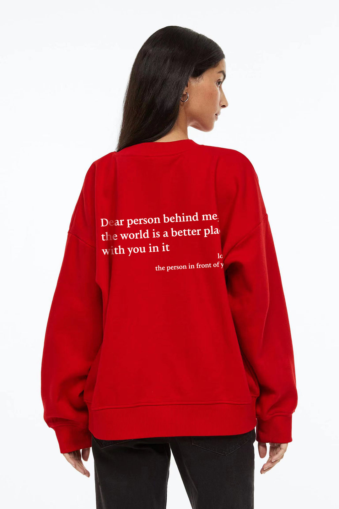 Damen Sweatshirt mit inspirierendem Motiv und gemütlichem Schnitt Drune