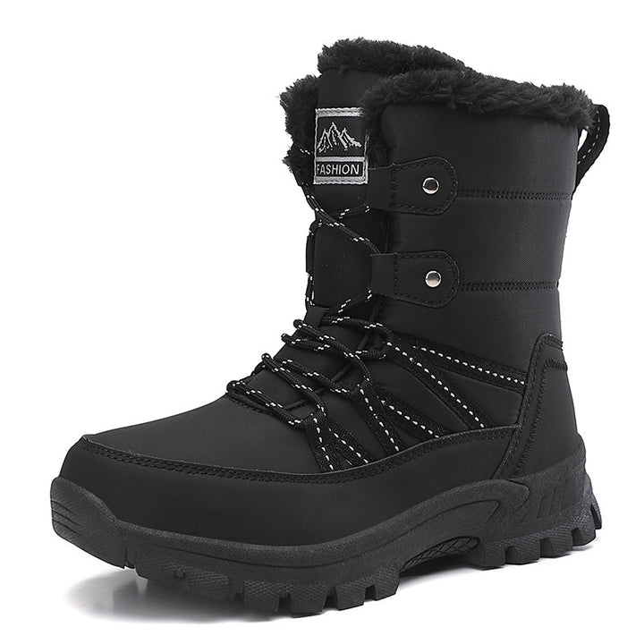 Damen isolierte Winterstiefel mit rutschfester Sohle und kuscheligem Innenfutter Drune