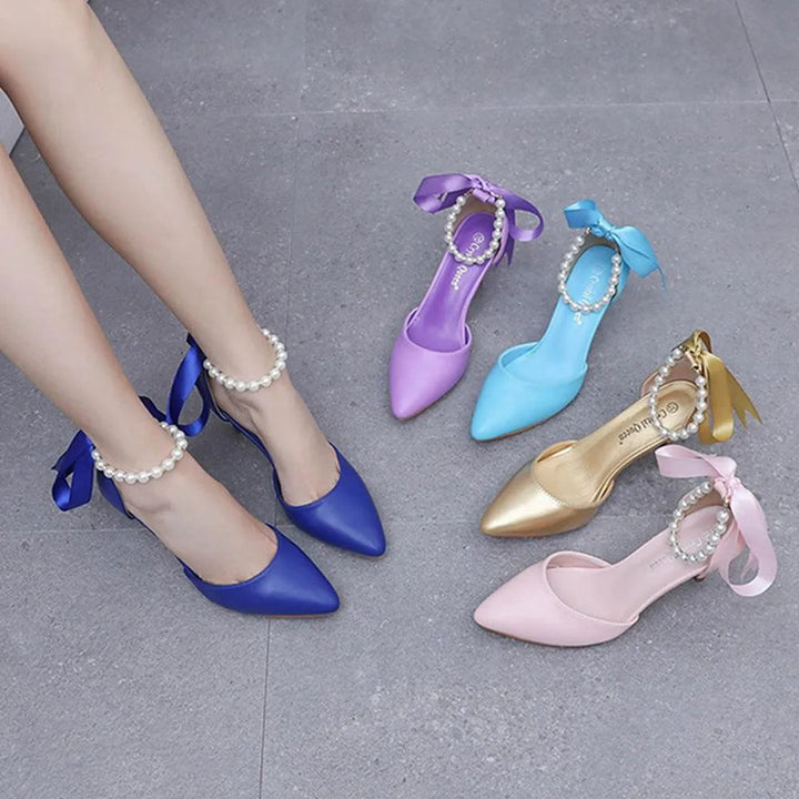 Drune | Elegante Schuhe mit Perlen und Schnalle