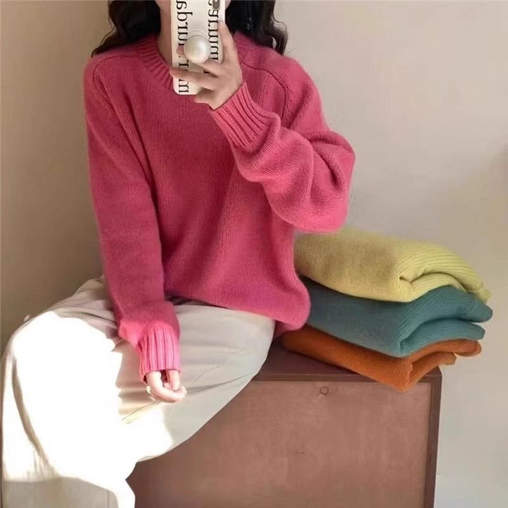 Damen Kuscheliger Oversized-Pullover Drune