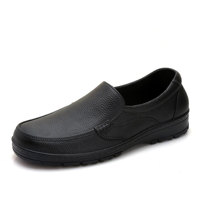 Herren Komfortable Slip-On Schuhe aus hochwertigem Leder mit rutschfester Sohle und atmungsaktiver Innensohle Drune