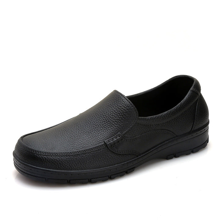 Herren Komfortable Slip-On Schuhe aus hochwertigem Leder mit rutschfester Sohle und atmungsaktiver Innensohle Drune