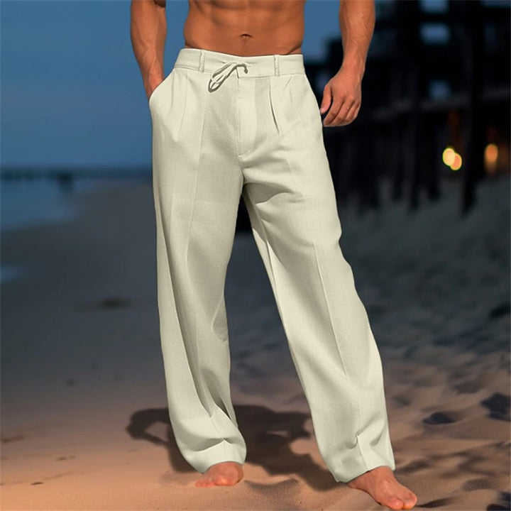 Herren elegante Chinohose mit lockerer Passform Drune
