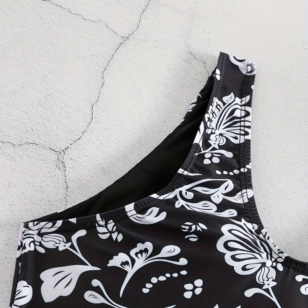 Damen Triangel-Bikini mit verspieltem Knoten-Detail Drune