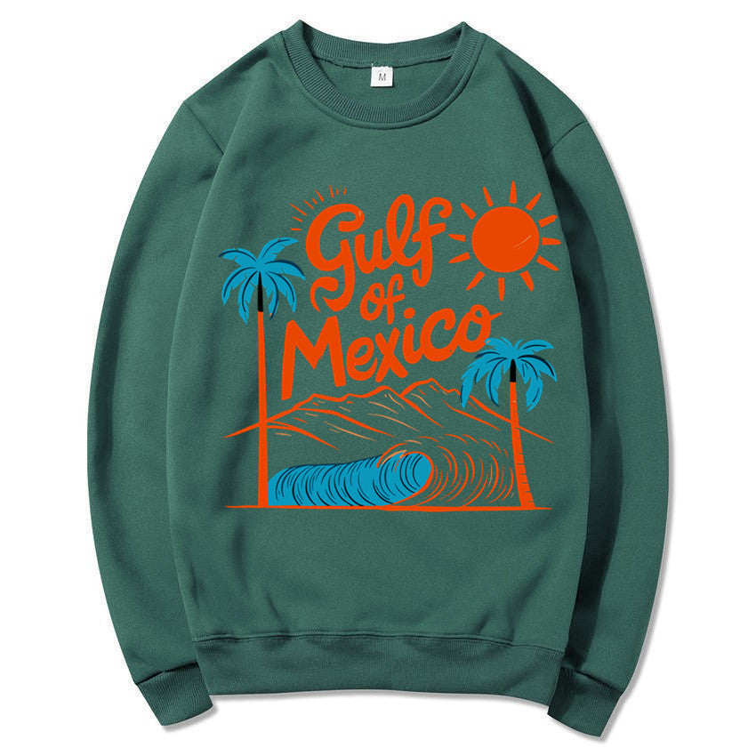 Damen Sweatshirt mit maritimem Grafikdesign und lässigem Schnitt Drune