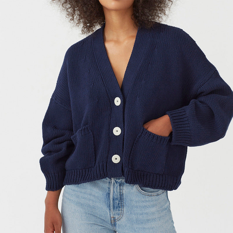 Damen Strickjacke mit praktischen Taschen Drune