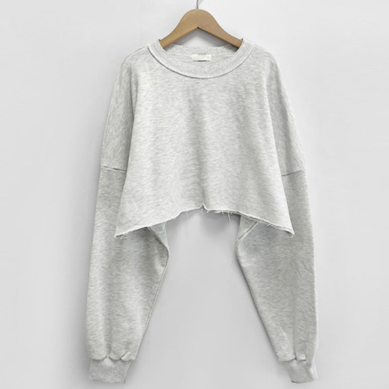 Damen lässiger oversized Pullover mit voluminösen Ärmeln Drune