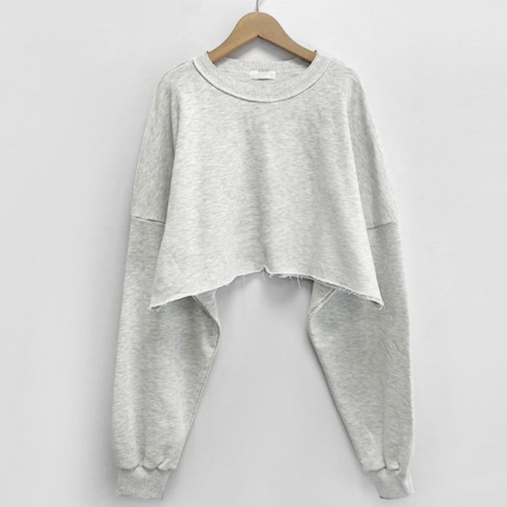 Damen lässiger oversized Pullover mit voluminösen Ärmeln Drune