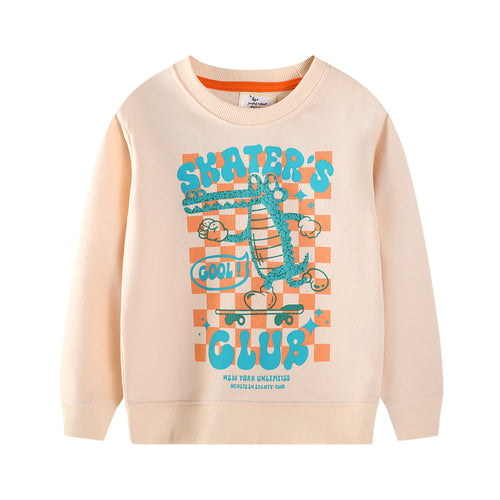 Jungen Sweatshirt mit trendigem Krokodil-Design Drune