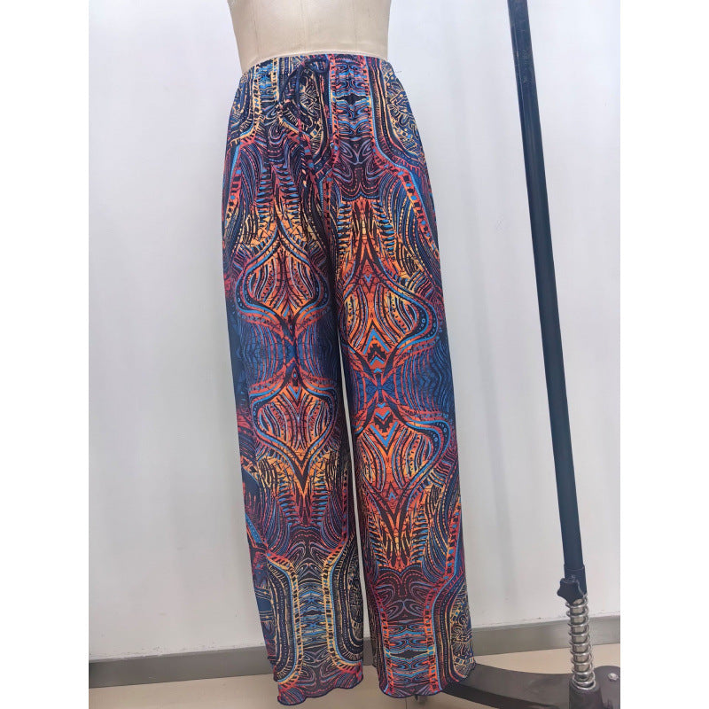Damen Strandhose mit modischem Zebra-Muster Drune