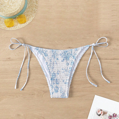 Damen Bikinislip mit elastischem Rüschendesign Drune