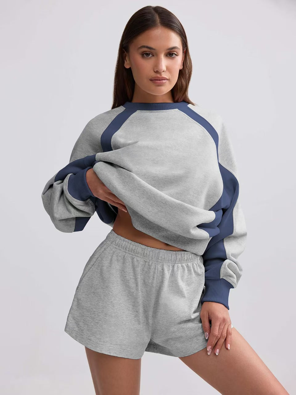 Damen Sportlicher Sweatshirt Drune