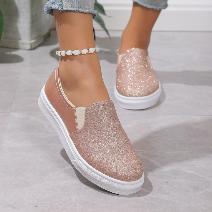 Damen Glitzer-Slip-On Sneakers Drune