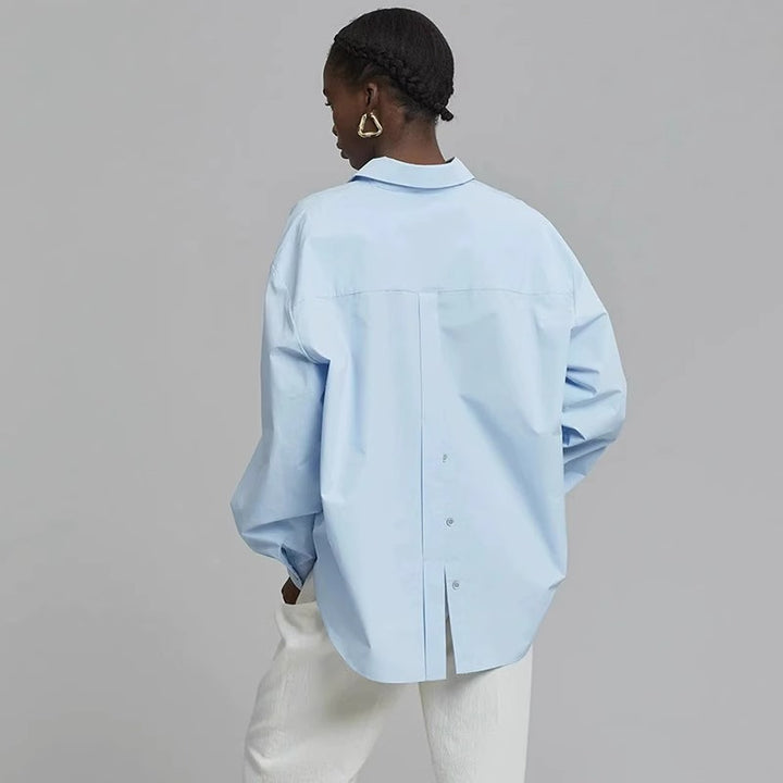 Damen Oversize-BGeschäft hemd Drune