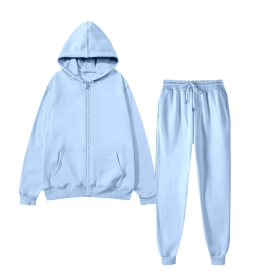 Damen Fitness-Set mit Kapuzenjacke und Jogginghose Drune