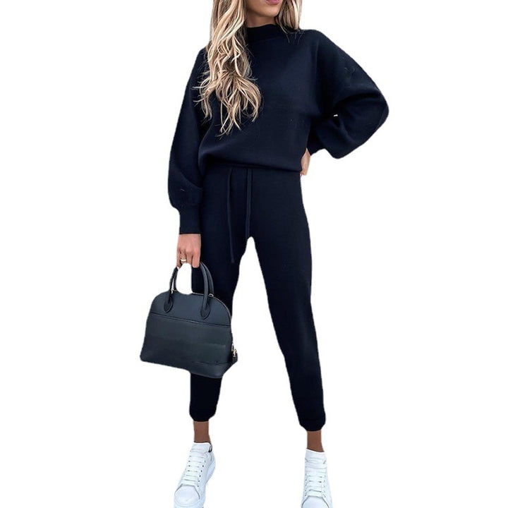 Damen Lässiges Hoodie-Set mit bequemen Jogginghosen Drune