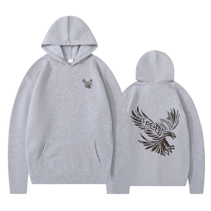 Damen Kapuzenpullover mit ikonischem Adlerdesign und weichem Innenfutter Drune