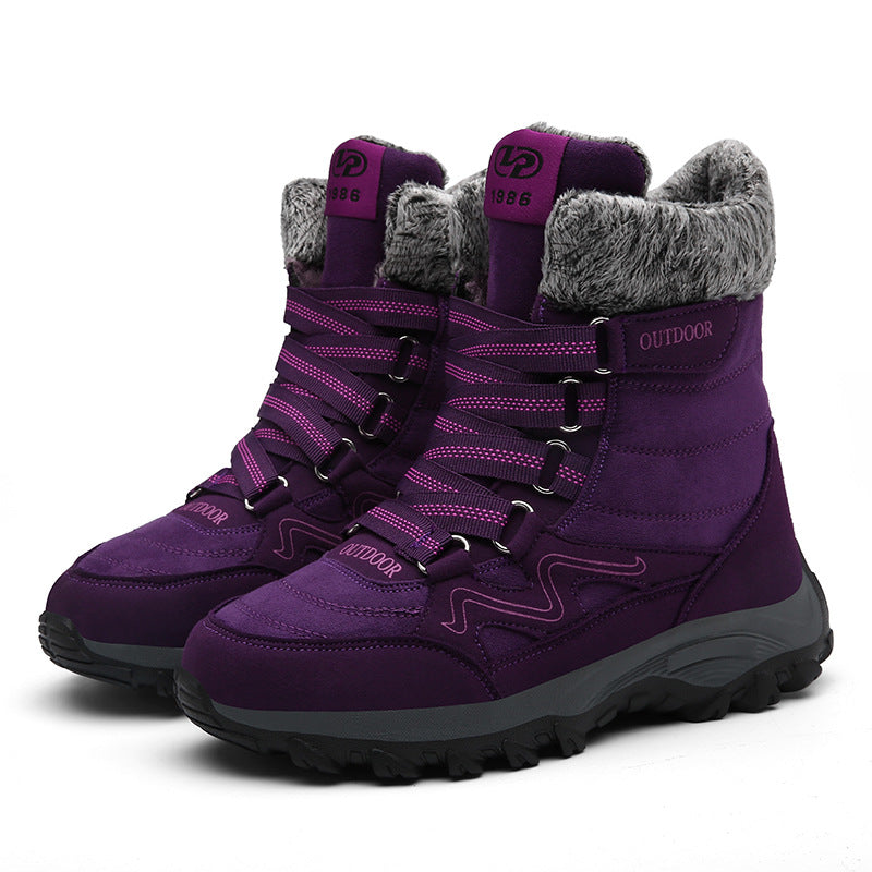 Damen Gemütliche Winterstiefel mit isolierender Fütterung Drune