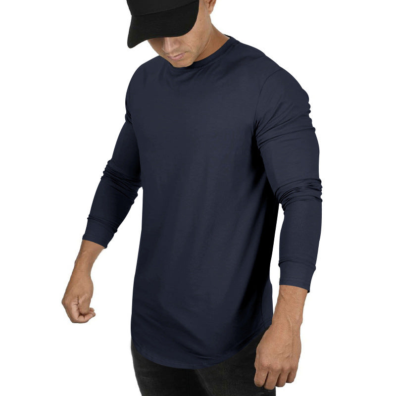 Herren Langarmshirt mit innovativem Schnitt und atmungsaktiver Struktur Drune