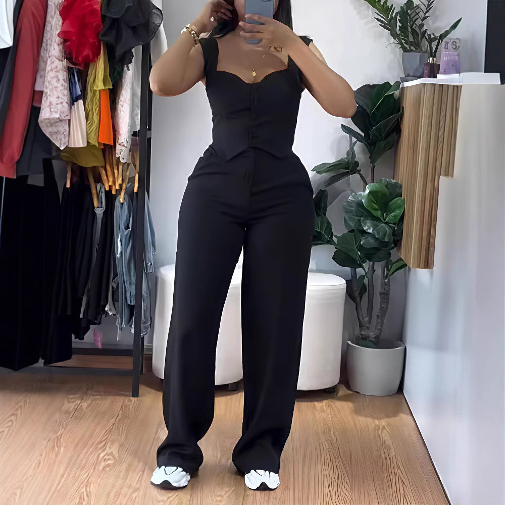 Damen Elegantes und figurbetontes Jumpsuit Drune
