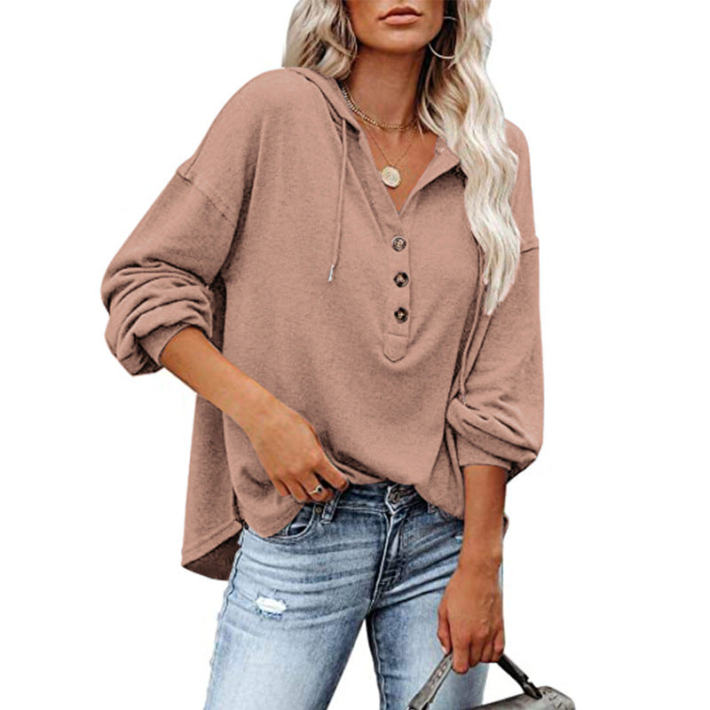 Damen lässiges Hoodie-Shirt Drune