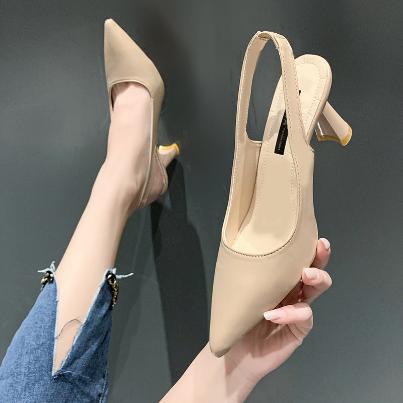 Damen Slingback Pumps mit stilvollem Plateau Drune