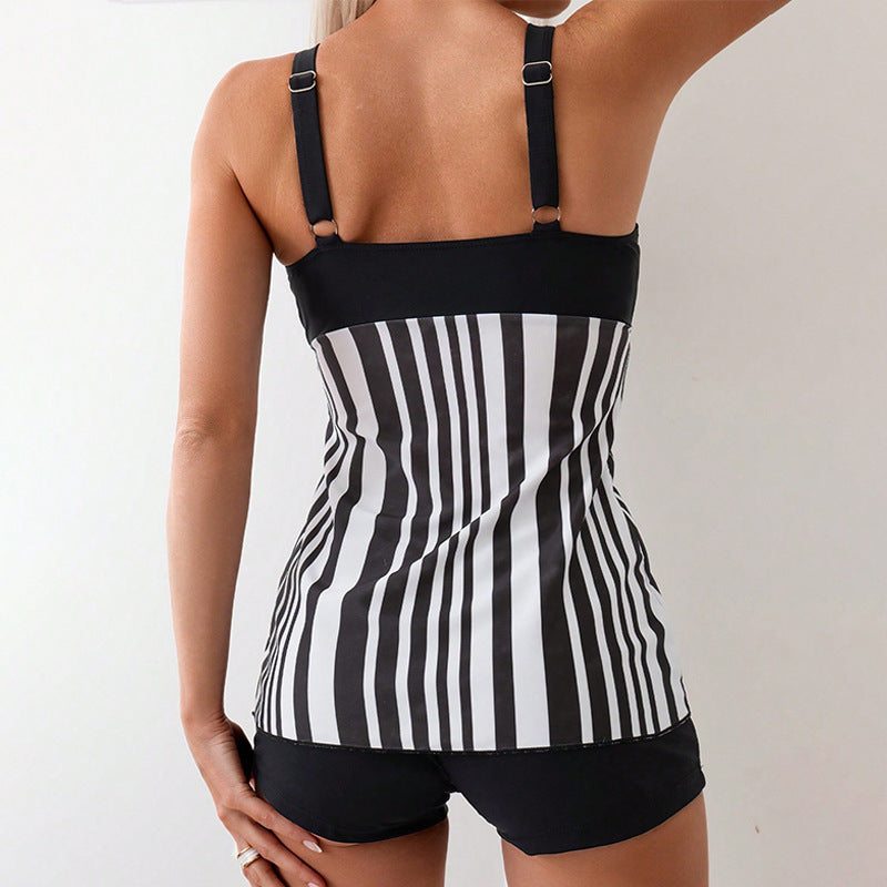 Damen Tankini mit innovativer Streifenoptik Drune