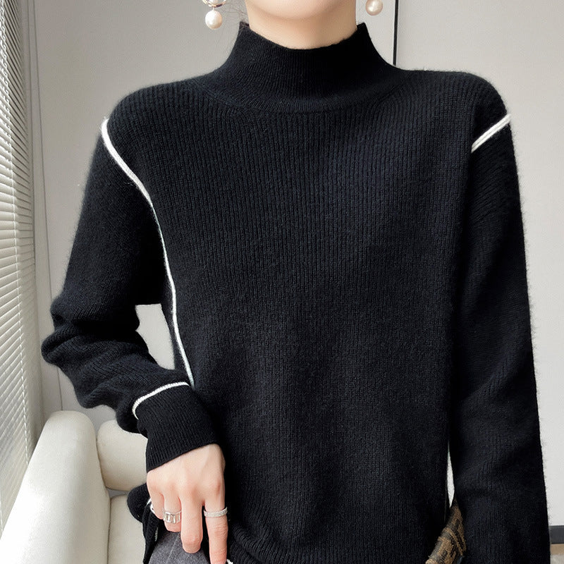 Drune | Eleganter schlichter Rollkragenpullover