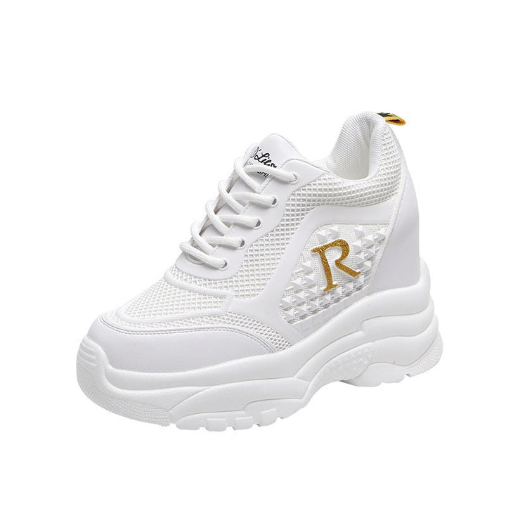 Damen Chunky Sneakers mit atmungsaktiver Mesh-Oberfläche und leichtem Komfort Drune