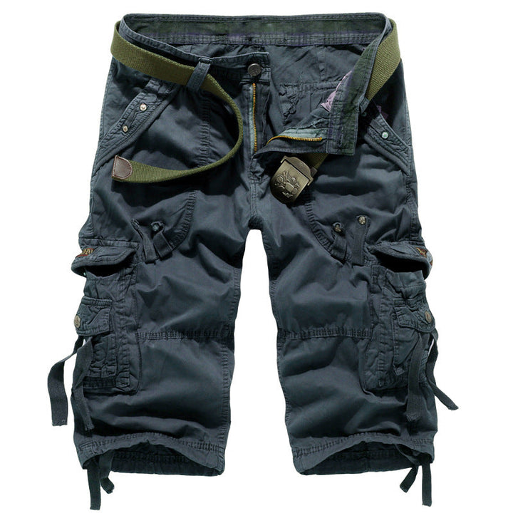 Herren Cargo Shorts mit Mehreren Taschen Drune