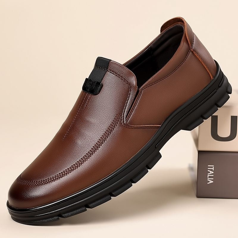 Herren Elegante Slip-On Lederschuhe mit ergonomischer Passform Drune