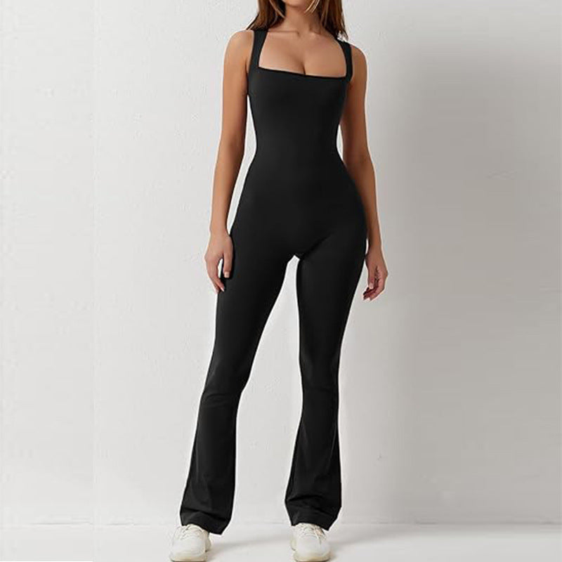 Damen Fitness-Jumpsuit mit figurbetontem Schnitt Drune