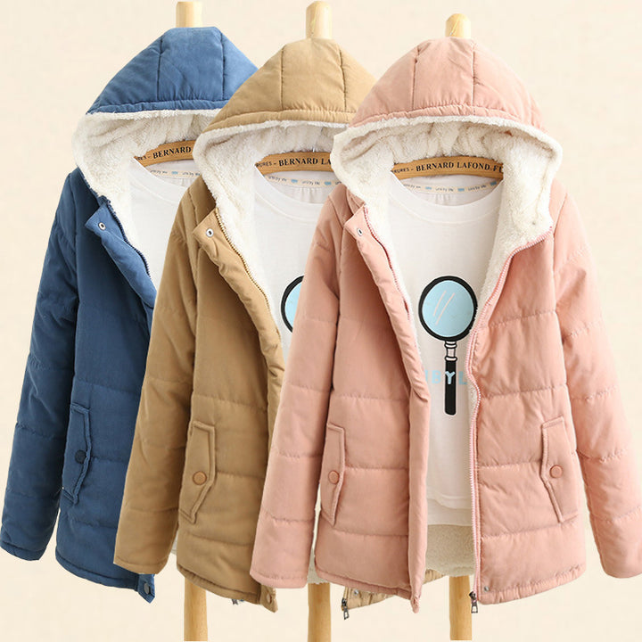 Damen gesteppte Übergangsjacke mit kuscheligem Fleece-Innenfutter und praktischen Taschen Drune
