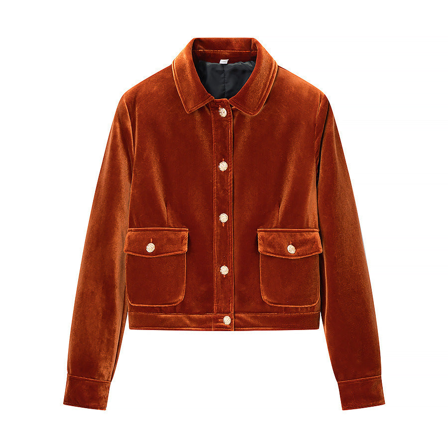 Damen Samtjacke Drune