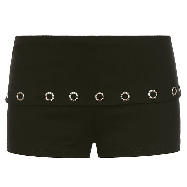 Damen Sportliche Badeshorts mit modischem Gummibund und Ringakzenten Drune