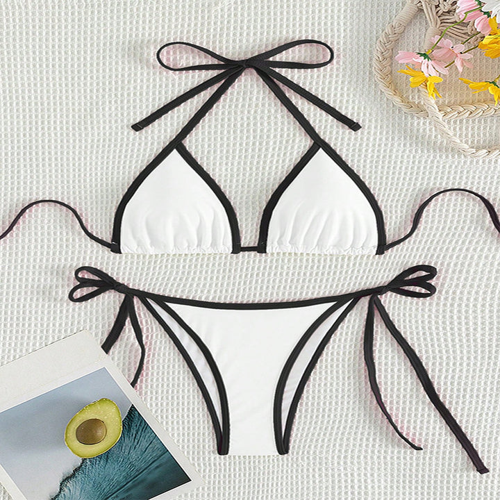 Damen Triangel-Bikini-Set mit verspieltem Bindesystem Drune