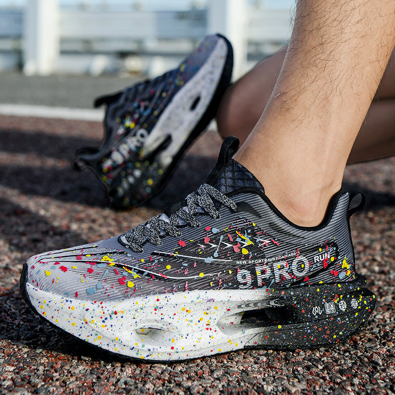 Damen Leuchtende Lauf-Sneaker mit atmungsaktivem Obermaterial und stoßdämpfender Sohle Drune