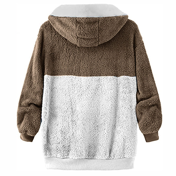 Drune | Sherpa Hoodie - Ultra-weiche Wärme - Kordelzug Kapuze - Lässiger Winterkomfort