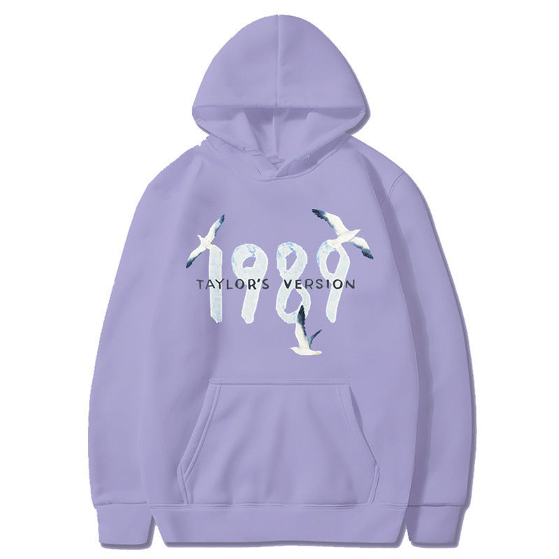 Damen Kapuzenpullover mit kreativem Vogelmotiv und hochwertiger Baumwolle Drune