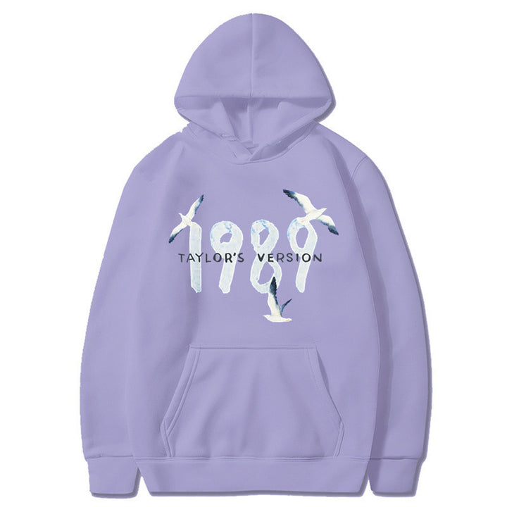 Damen Kapuzenpullover mit kreativem Vogelmotiv und hochwertiger Baumwolle Drune