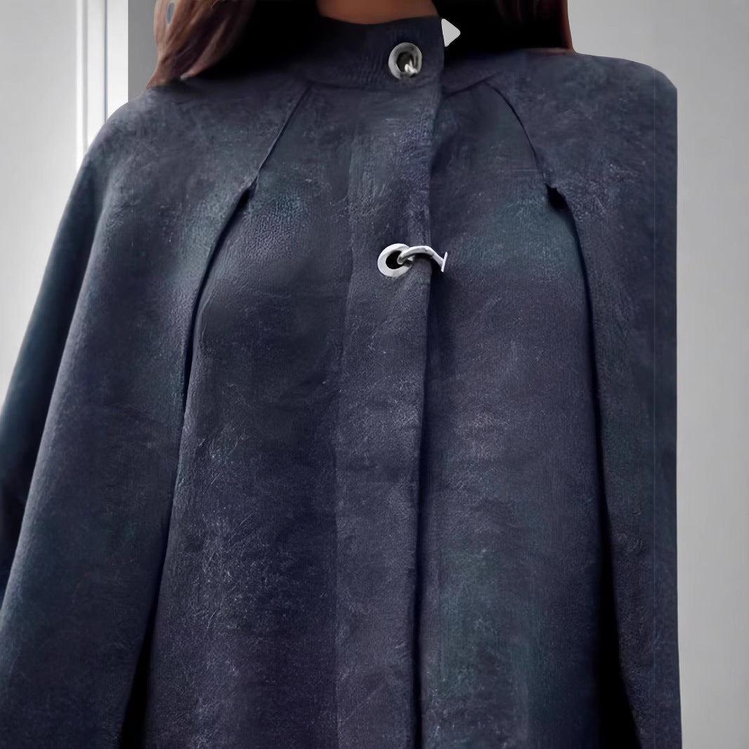 Damen elegante Kapuzenumhang Drune