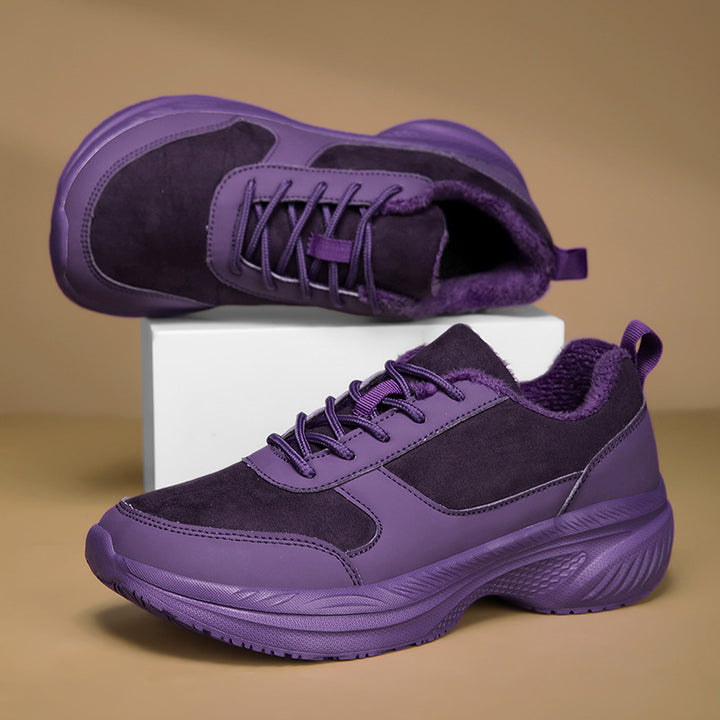 Unisex nan gefütterte dicksohlige Sneaker mit dämpfender Profilsohle Drune