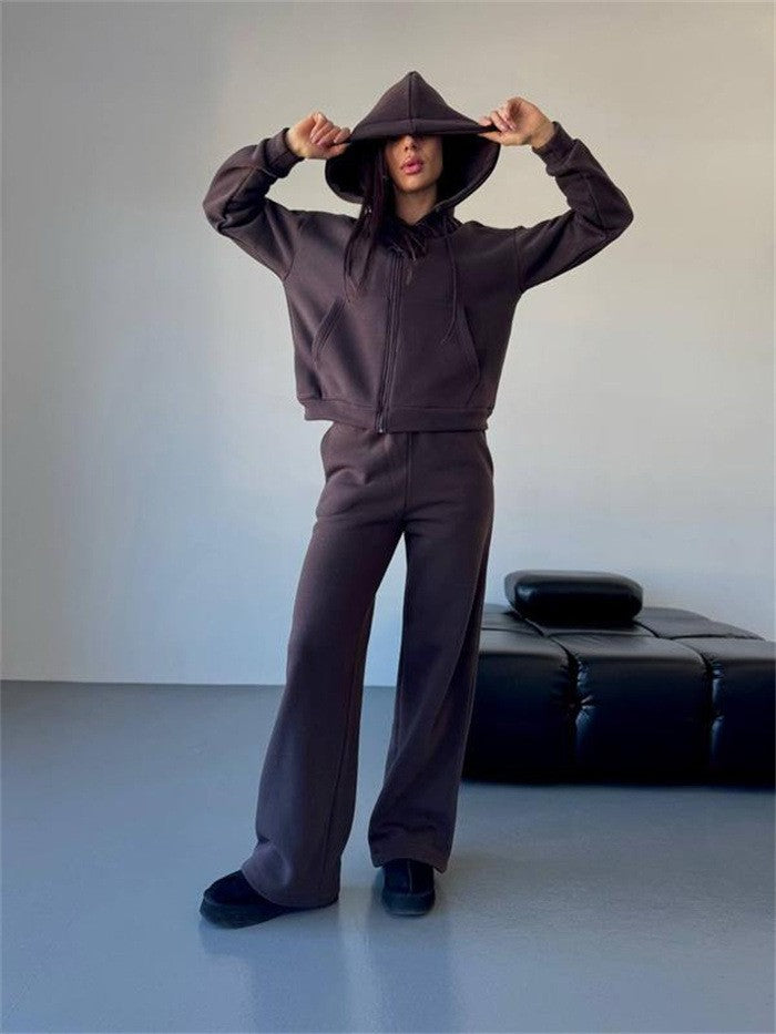 Damen lässiger Hoodie-Jumpsuit Drune