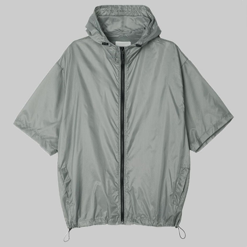 Damen leichte wasserabweisende Kapuzenjacke Drune