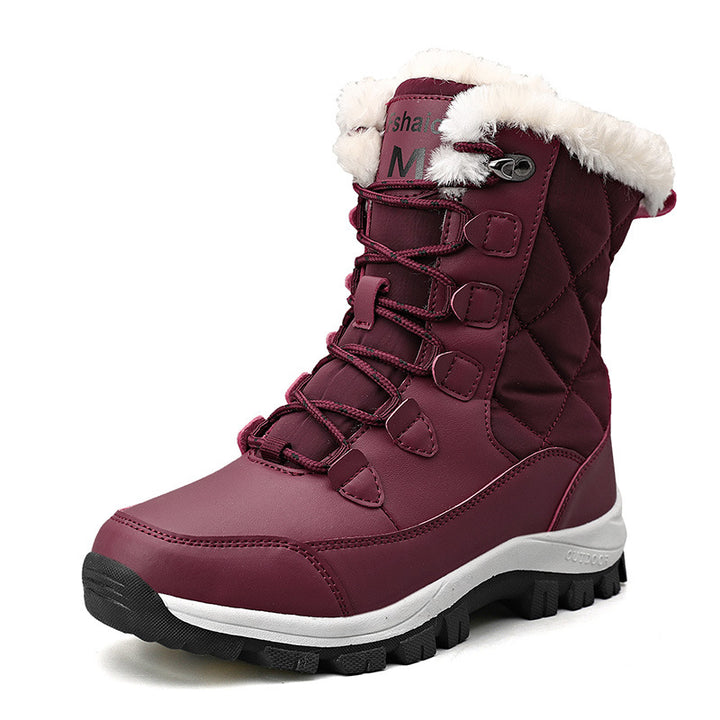 Damen Winterstiefel mit isolierendem Innenfutter und rutschfester Sohle Drune