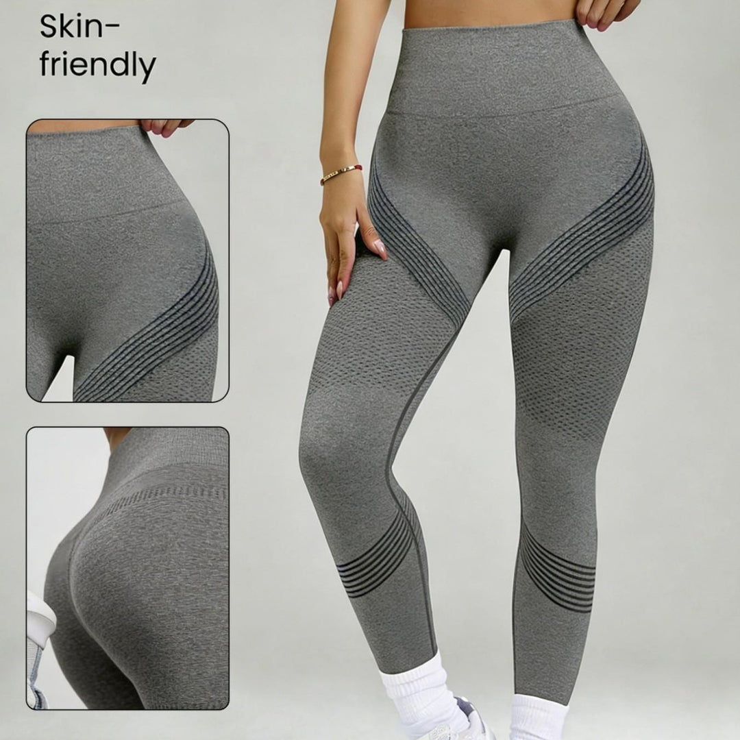 Damen Sportliche Leggings mit hoher Taille Drune